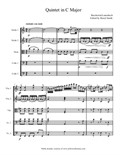 Boccherini String Quintet in C, 1st movement