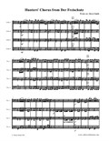 Der Freischütz (The Freeshooter). Act III, No.15 Hunter's Choir. For beginner cello quartet (four cellos)