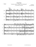 Can-Can for Intermediate Cello Quartet (four cellos) from Orpheus in the Underworld
