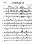 Fountain in the Park (While Strolling through the Park one Day) arranged for intermediate cello quartet (four cellos)