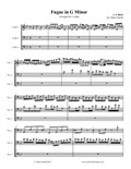 Fugue in G Minor 'Little', arranged for cello trio (three cellos)