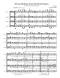 Divine Brahma Chorus, from Bizet's opera The Pearl Fishers, arranged for mixed-level cello quartet (four cellos), cello choir, cello ensemble