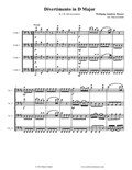 Mozart Divertimento, arranged for intermediate cello quartet (four cellos)