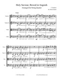 Schubert Holy Saviour Bowed in Anguish, arranged for string quartet