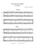 Twinkle, French Folk Song, Old MacDonald, Bingo (Four very simple cello duets for beginners)